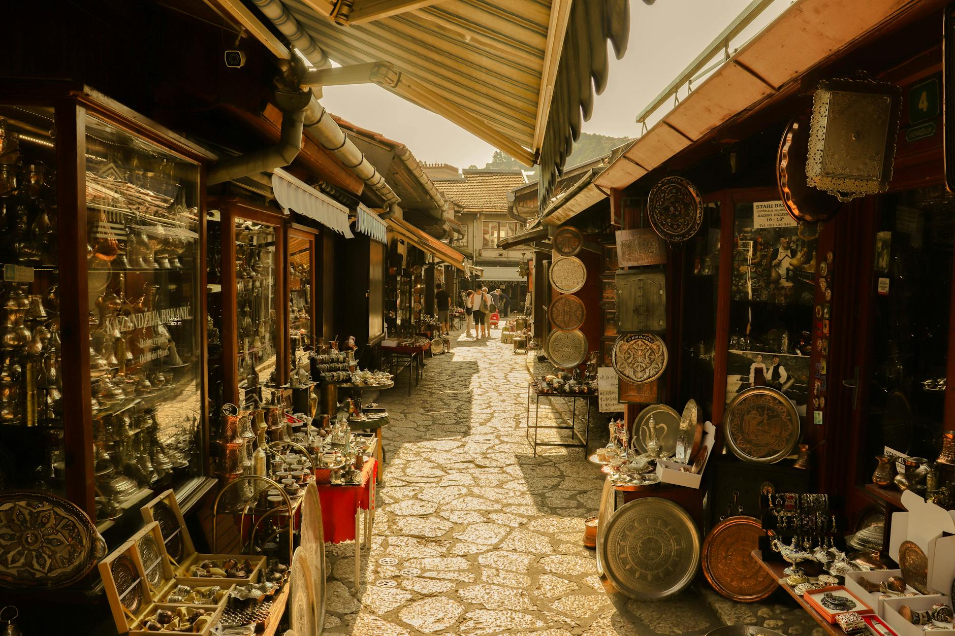 street with antique shops